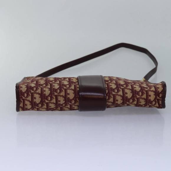 Christian Dior Trotter Canvas Shoulder Bag Red Auth bs16092 - Picture 5 of 16